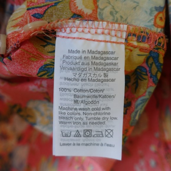 NWT J. Crew X Liberty #L6744 Magical Bouquet floral Popover Shirt 2 0 XS - Picture 9 of 16